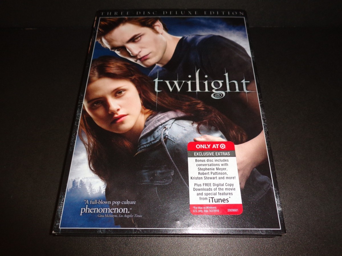 TWILIGHT-TARGET EXCL 3 Disc Set-Kristen Stewart loves vampire