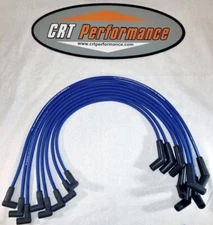 FORD 289-302-351W BLUE 8MM HP Spark Plug Wires for GM Coil-In-Cap HEI