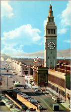 San Francisco California CA Ferry Building Embarcadero Clock Tower Postcard