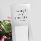 Wedding Personalised Engraved Silver Photo Frame Favour Bomboniere Gift Present