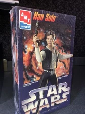 Ertl AMT Star Wars Han Solo FIGURE Model Kit 1995 Collector Edition BLASTER NIB