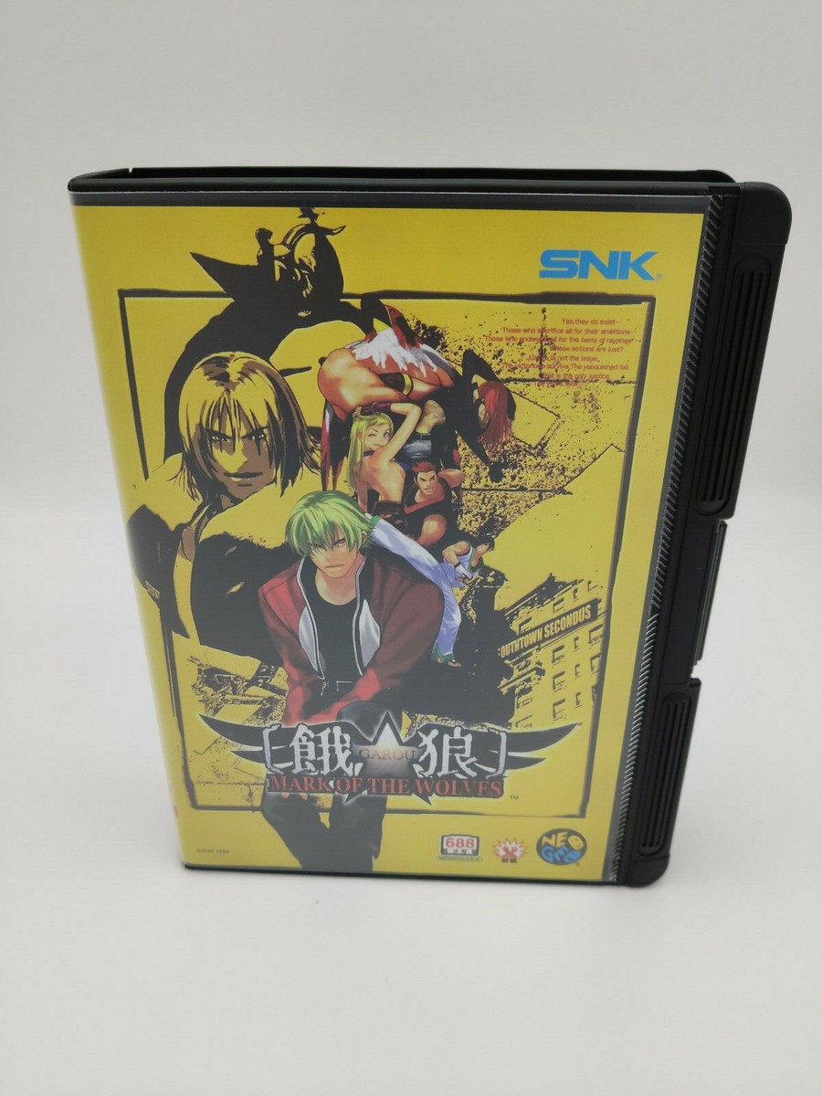 NEO・GEO Es-Snap Lock Case + Insert Garou Japan For Neo Geo Aes Brand