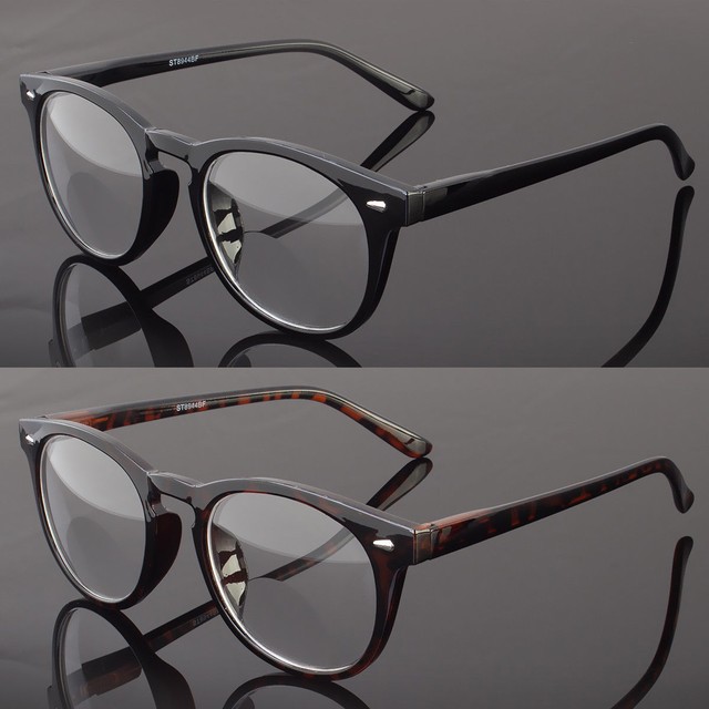 retro round reading glasses