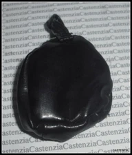 PURSE BARBIE MATTEL DOLL NIFTY 50'S  BLACK FAUX ZIPPER BAG ACCESSORY FOR DIORAMA