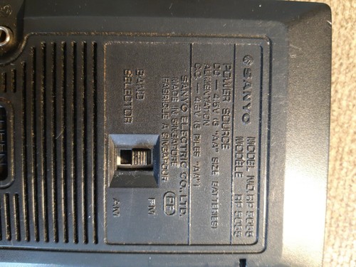 Vintage Sanyo RP-5055 Transistor Radio FREE SHIPPING - Picture 10 of 12