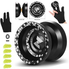 JOLESHARE Aluminum Alloy Yoyo Professional Responsive Yoyo for Kid Beginner U0Z2