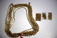 BEAUTIFUL JEWELRY ACCESSORIES LARGE AND FINE CHAIN EVIL EYE PENDANTS CLASPS