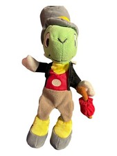 Jiminy Cricket Pinocchio Disney Plush Stuffed Animal Soft Toy 9" Vintage 1990s