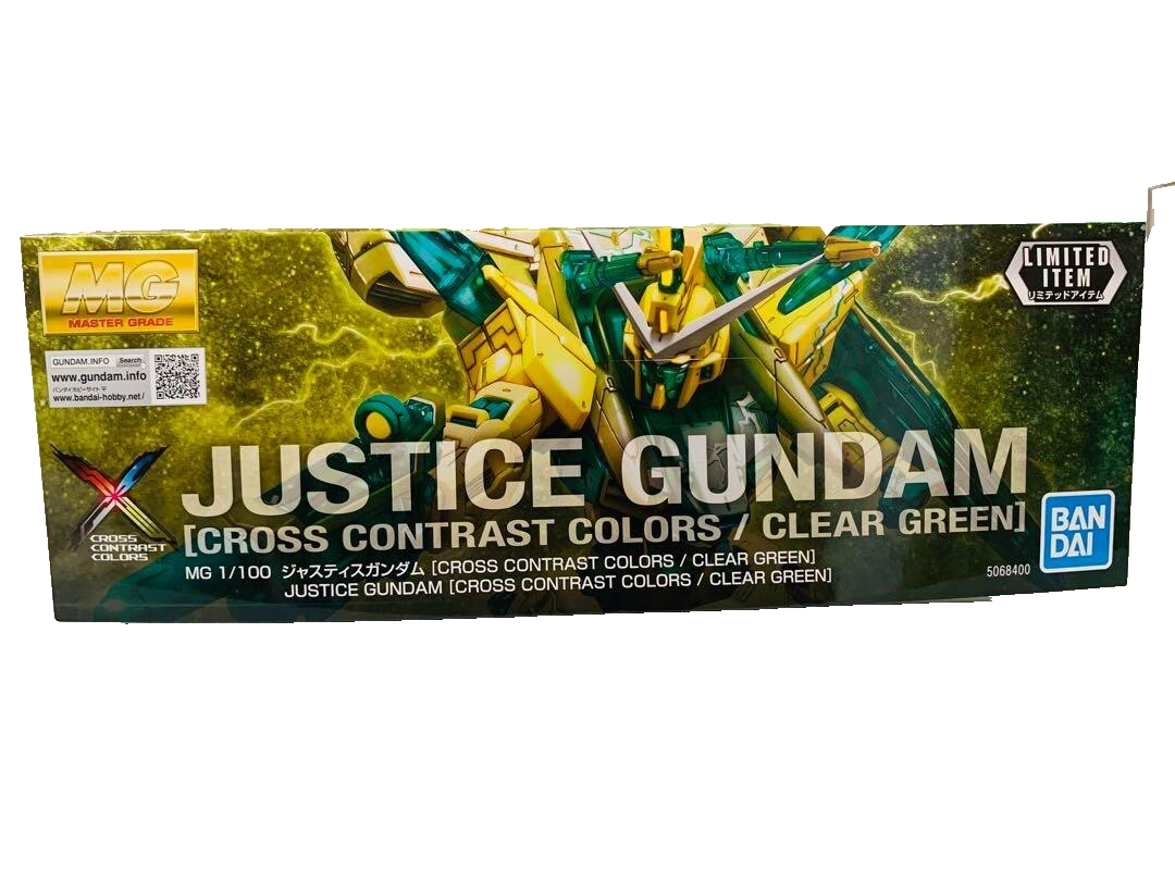 Bandai MG 1/100 Justice Gundam Cross Contrast Color Clear