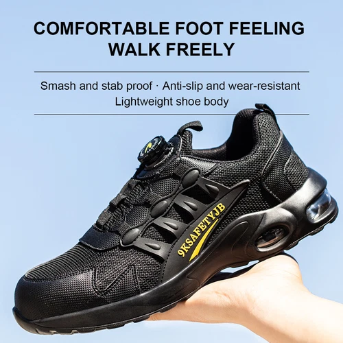NEU Herren Sicherheitsschuhe Stahlkappe S3 Arbeitsschuhe Sportliche Schutzschuhe - Bild 8 von 16