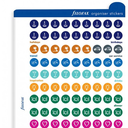 New Filofax Personal/A5/A4 Organiser Stickers NotePaper Refill Insert -130137 - Picture 3 of 3