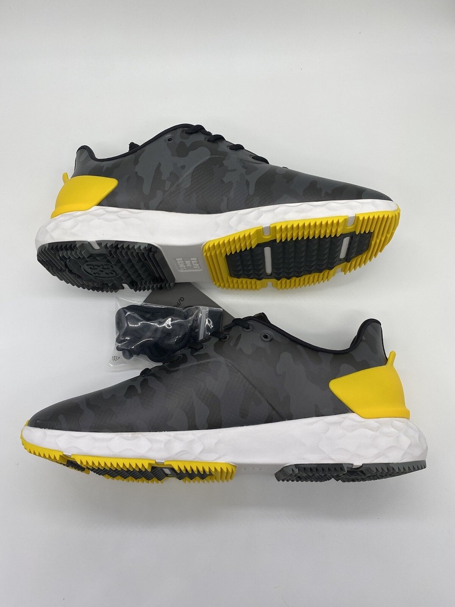 G/Fore MG4+ Spikeless Golf Shoes Size 11 Onyx Camo Yellow  display picture 1