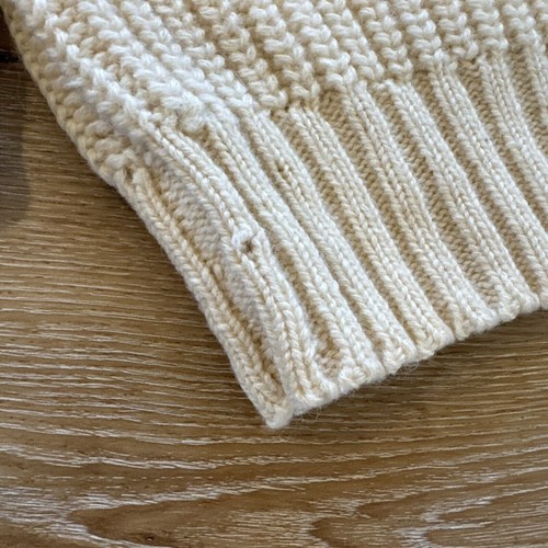 Polo Ralph Lauren Sweater Mens M Heavy Chunky Knit Wool Fisherman Vintage 90s - Picture 4 of 8