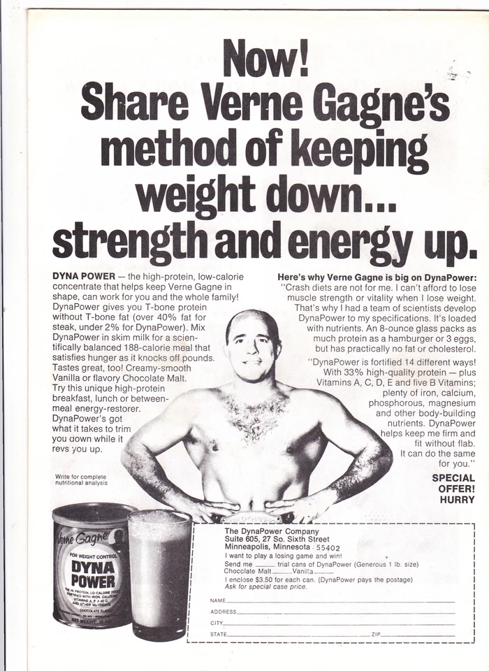 Tarjeta de partido del programa de lucha libre AWA Ivan Koloff 1973 Denver Auditorium años 70 vintage Foto 2 de 4