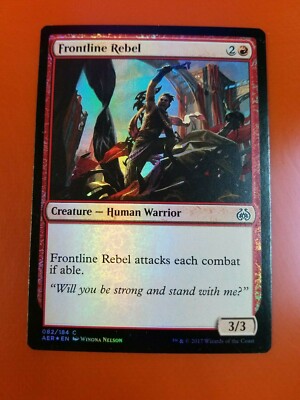 1x Frontline Rebel | FOIL | Aether Revolt | MTG Magic Cards