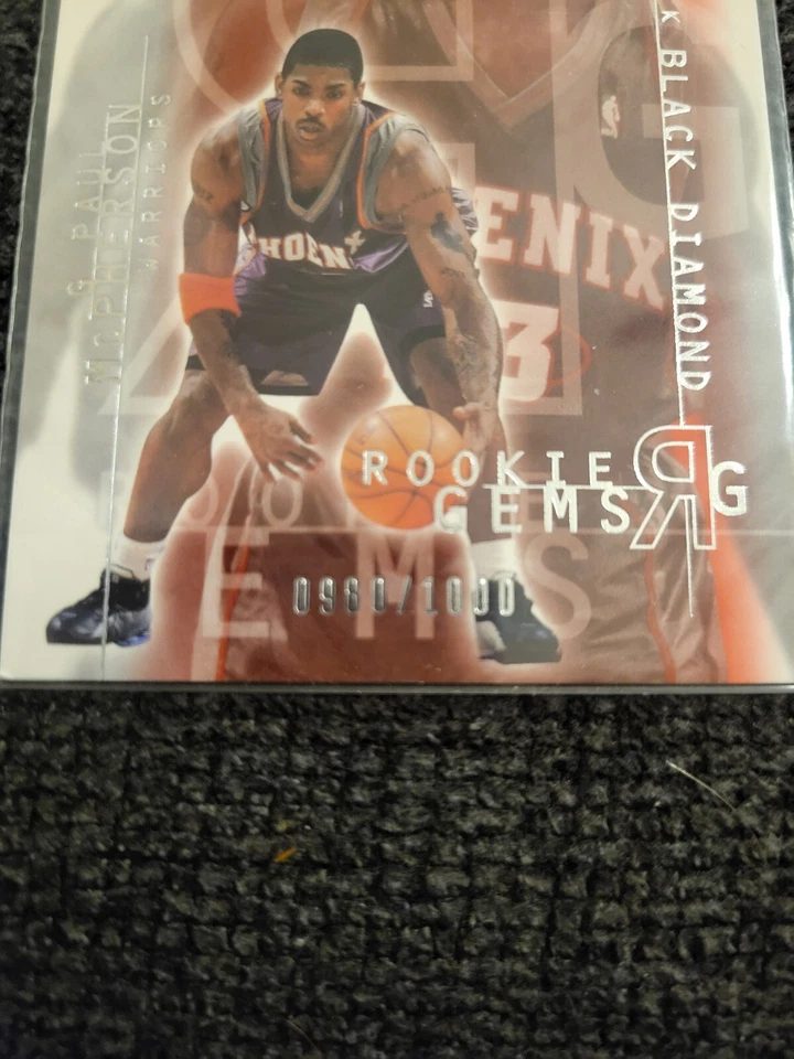 2000-01 Black Diamond #104 Paul McPherson Rookie /1000 Phoenix Suns DePaul - Image 3 of 3