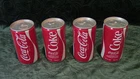 4-vintage 1976? 12 fl oz (354 ml) Coca-Cola steel pull-tab cans Empty but sealed