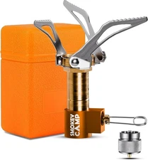 Mini 3000W Camping Stove, Ultralight Backpacking Camp Stove with a Carrying... 