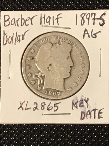 1897-S Barber Half Dollar   AG   **KEY DATE**