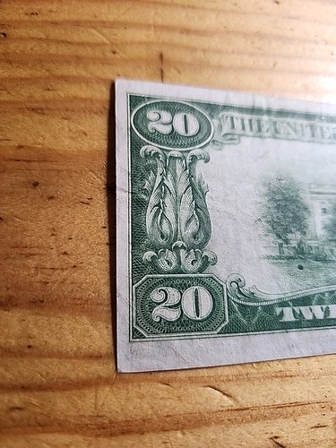 1928 B Minneapolis District $20 Federal Reserve Note AU - Picture 6 of 9