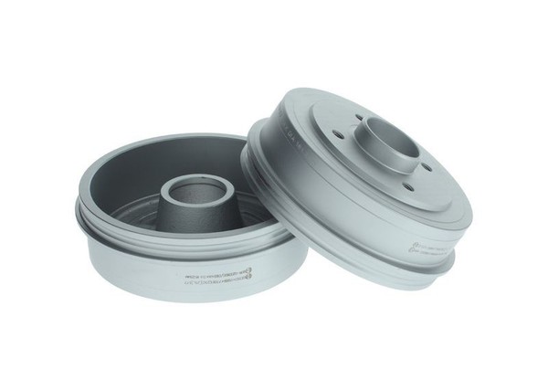 2X Bosch 0 986 477 061 Bremstrommel Hinten FüR Dacia Renault-image