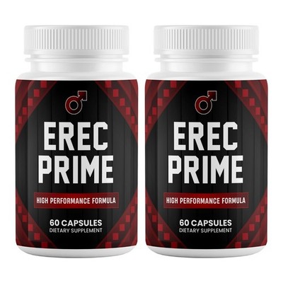 (2 Pack) Erec Prime Supplement for Men Virility Male Performance Formula Stamina