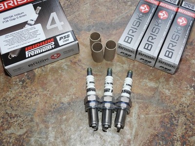3x BRISK P38 Super Iridium Spark Plugs fit: MZ/MUZ Skorpion 660 - 1996 to 2003