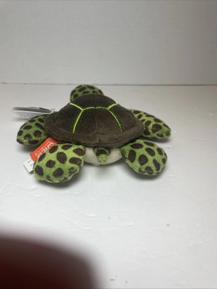 Juguete de peluche Wild Republic CK Lils tortuga marina verde 6" sin usar nuevo con todas las etiquetas Foto 3 de 4