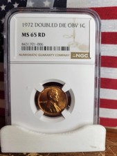 ""Rare Error Coin""  1972 Lincoln Memorial Cent "Doubled Die Obverse" **FS-101**