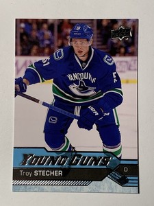 2016-17 UD Young Guns TROY STECHER Rookie Edmonton Oilers Card# 475