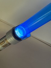 Star Wars Blue Lightsaber Electronic Extending Saber Hasbro 2007 Working