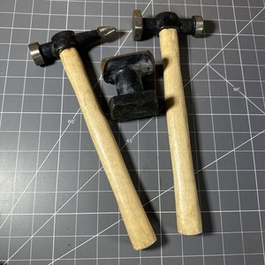 Vintage Body Work 3Pc. Hammer & Dolly Restoration Tool For Metalwork