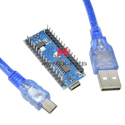 Mini USB Nano V3.0 ATmega328 16M 5V Micro-controller CH340G Board For   #am