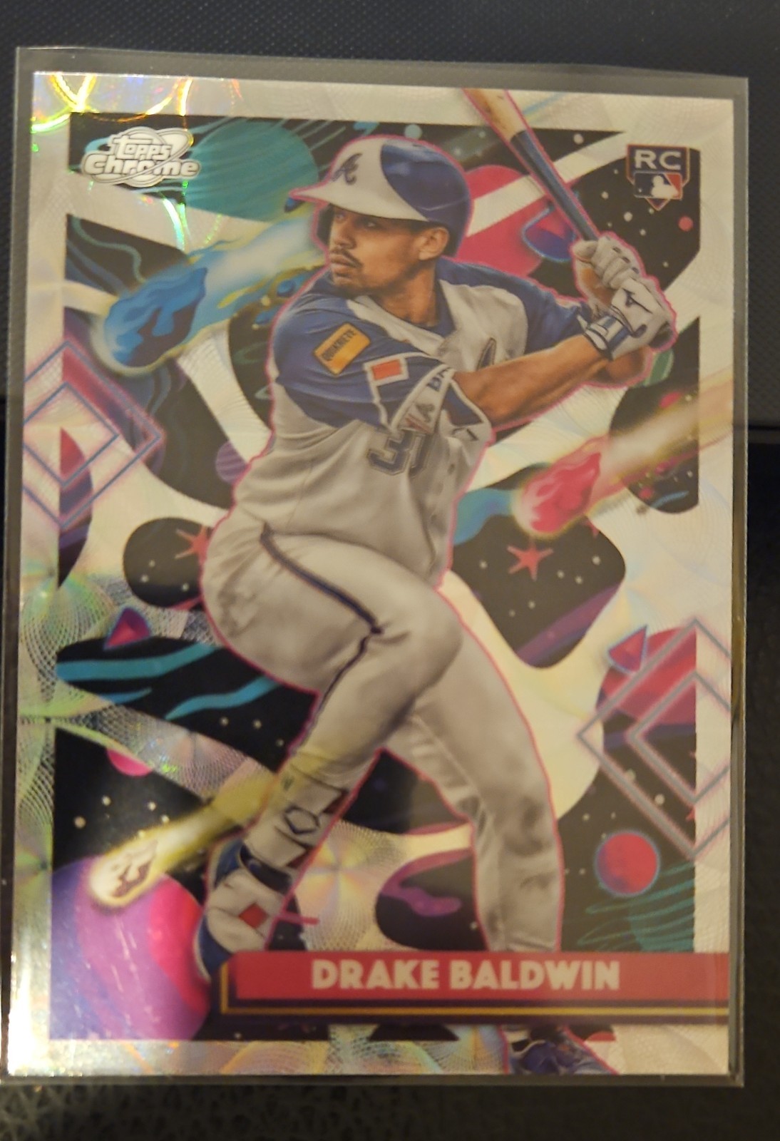 2025 Topps Cosmic Chrome - Drake Baldwin #96 Nucleus Refractor (RC)