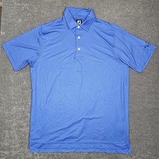 FootJoy ProDry Golf Polo Shirt Mens Large Performance Stretch Pattern FJ Golf Sh