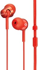 Sony Wired Earphones MDR-EX155: In-Ear Type Red