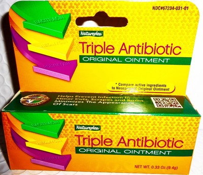 Natureplex Triple Antibiotic Original Ointment 0.33 Ounce Cream USA EXP 2027