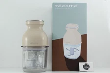 Recolte Cordless Capsule Cutter Bonne Cream White 500ml RCP-7 From JAPAN