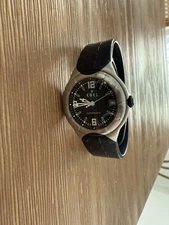 EBEL E-Type Black/Rubber 38 mm Automatic Watch Reference 9187C41