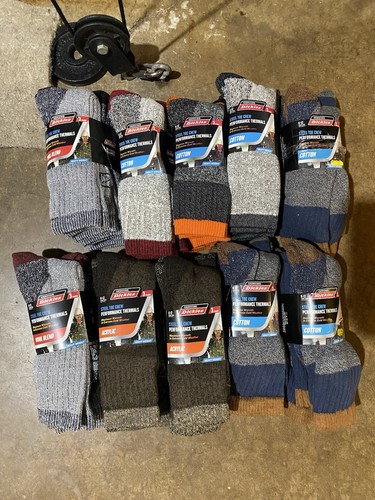 Menge 10 Dickies Stahlkappe Crew 3er-Pack Größe 6-12 Socken