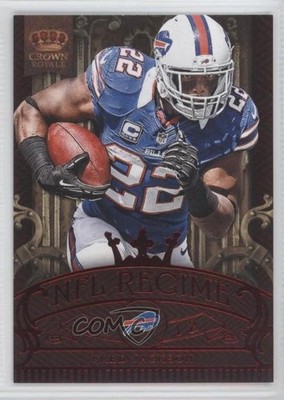 2012 Crown Royale NFL Regime Red 68/100 Fred Jackson #6 0a1
