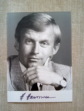 Dr. Helmut Haussmann, AK, ehem. dt. Bundesminister, FDP, orig.  sign.