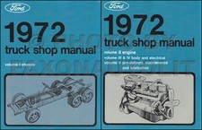 1972 Ford Truck Shop Manual Set Pickup Bronco F100 F250 F350 Van Econoline Books 1972 Ford Truck Shop Manual Set Pickup Bronco F100 F250 F350 Van Econoline Books