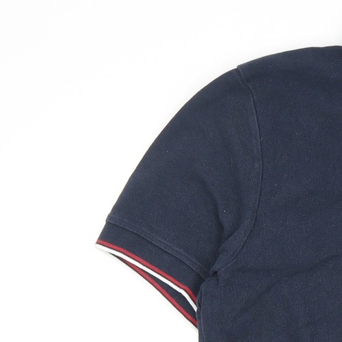Pepe Jeans Men's Blue Polo Shirt, Size M, Striped, Excellent - Picture 11 of 12