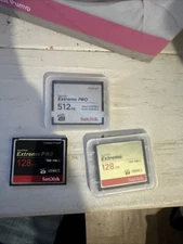 Scan disk Cfast 2.0 And Compact Flash Cards