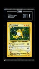 1999 Pokemon Raichu Holo 14/102 Base Set Unlimited TAG 932 MINT Highest Overall!