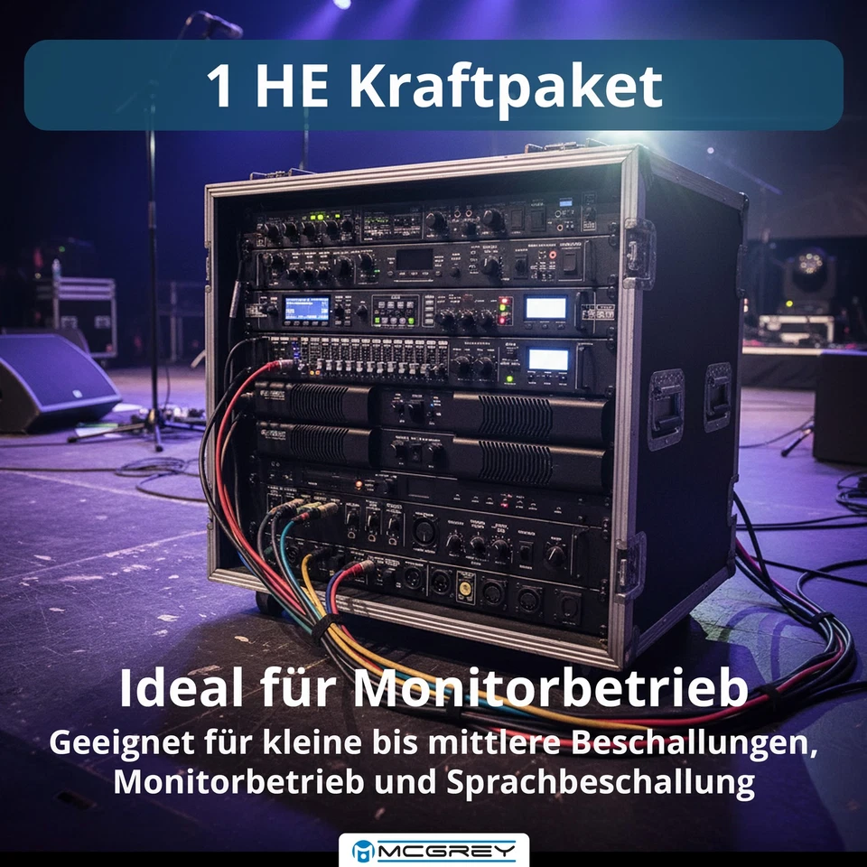 McGrey PA-4502 Endstufe DJ PA 2x450 Watt Class-D Verstärker XLR SPK-kompatibel - Bild 2 von 4