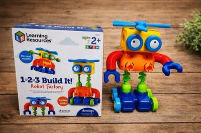 Learning Resources 1-2-3 Mach was draus Roboter - Feinmotorik-Spielzeug