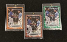 2022 Topps Slugger Reunion #329 Red/Orange/Green Foilboard.