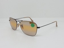 Ray-ban Rb 3136 Caravan 9153ag 55 Black Brown Wbi Mirror Brown Lens Rayban Ray-ban Rb 3136 Caravan 9153ag 55 Black Brown Wbi Mirror Brown Lens Rayban